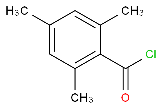 2,4,6-trimethylbenzoyl chloride_分子结构_CAS_938-18-1