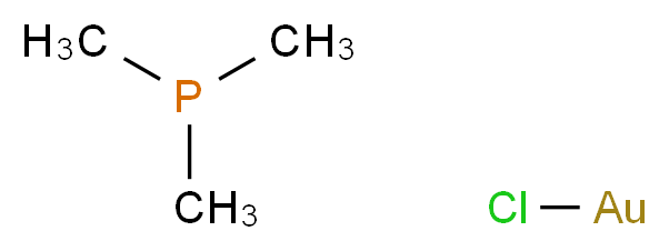 chlorogold; trimethylphosphane_分子结构_CAS_15278-97-4