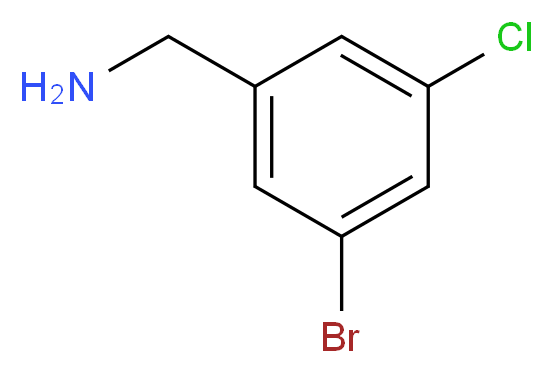 (3-bromo-5-chlorophenyl)methanamine_分子结构_CAS_917388-35-3)