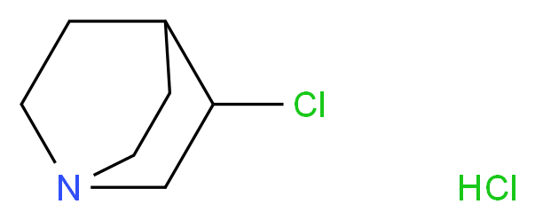 3-chloro-1-azabicyclo[2.2.2]octane hydrochloride_分子结构_CAS_33601-77-3