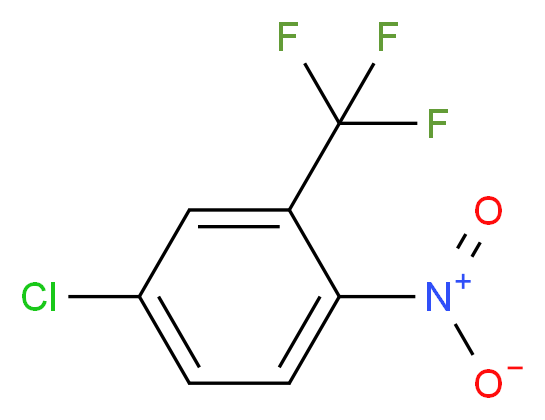 4-chloro-1-nitro-2-(trifluoromethyl)benzene_分子结构_CAS_118-83-2