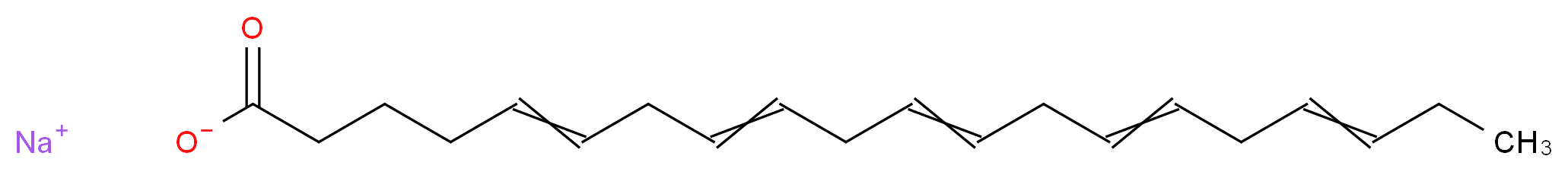 cis-5,8,11,14,17-EICOSAPENTAENOIC ACID SODIUM SALT_分子结构_CAS_73167-03-0)