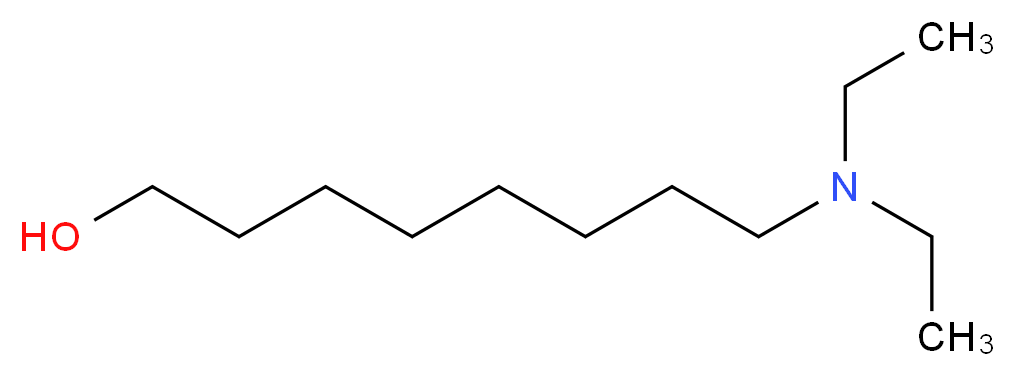 8-(diethylamino)octan-1-ol_分子结构_CAS_97028-90-5