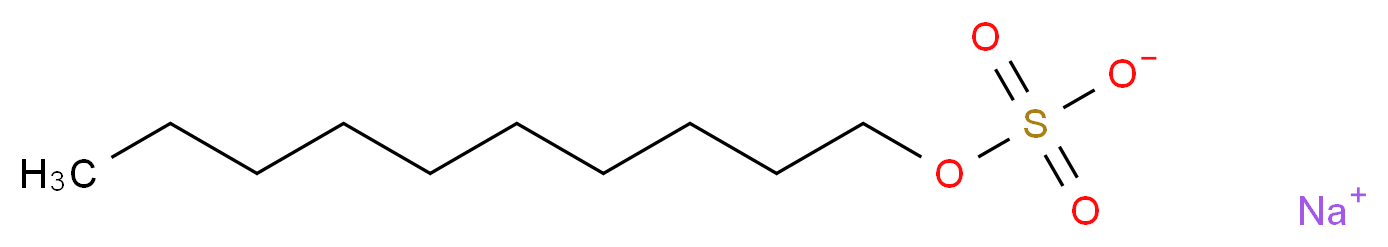 sodium decyl sulfate_分子结构_CAS_142-87-0