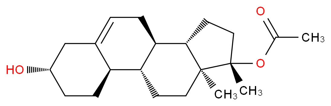 (1S,2R,5S,10R,11S,14S,15S)-5-hydroxy-14,15-dimethyltetracyclo[8.7.0.0<sup>2</sup>,<sup>7</sup>.0<sup>1</sup><sup>1</sup>,<sup>1</sup><sup>5</sup>]heptadec-7-en-14-yl acetate_分子结构_CAS_96059-83-5