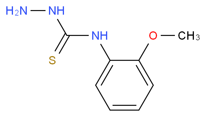 4-(2-Methoxyphenyl)-3-thiosemicarbazide_分子结构_CAS_40207-02-1)