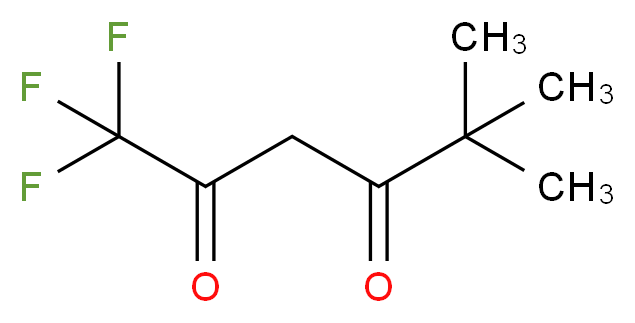 1,1,1-三氟-5,5-二甲基-2,4-己二酮_分子结构_CAS_22767-90-4)