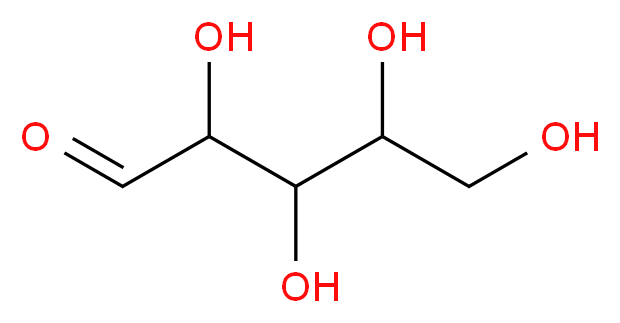 DL-XYLOSE_分子结构_CAS_41247-05-6)