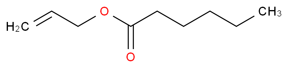 己酸烯丙酯_分子结构_CAS_123-68-2)