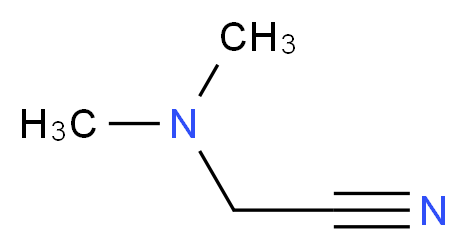 2-(dimethylamino)acetonitrile_分子结构_CAS_926-64-7