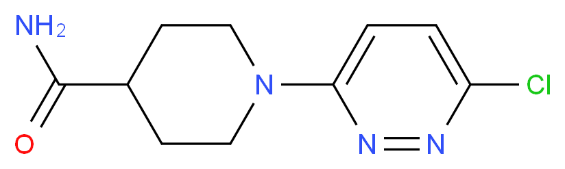 1-(6-Chloro-3-pyridazinyl)-4-piperidinecarboxamide_分子结构_CAS_303149-97-5)
