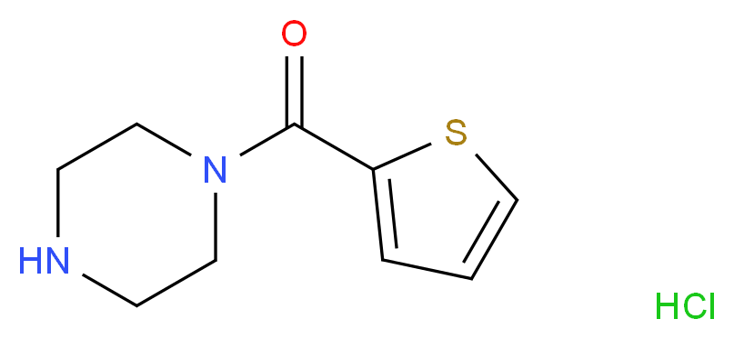 Piperazin-1-yl-thiophen-2-yl-methanone hydrochloride_分子结构_CAS_99580-45-7)