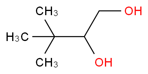 3,3-dimethylbutane-1,2-diol_分子结构_CAS_59562-82-2