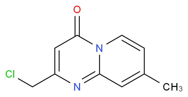 2-(chloromethyl)-8-methyl-4H-pyrido[1,2-a]pyrimidin-4-one_分子结构_CAS_)