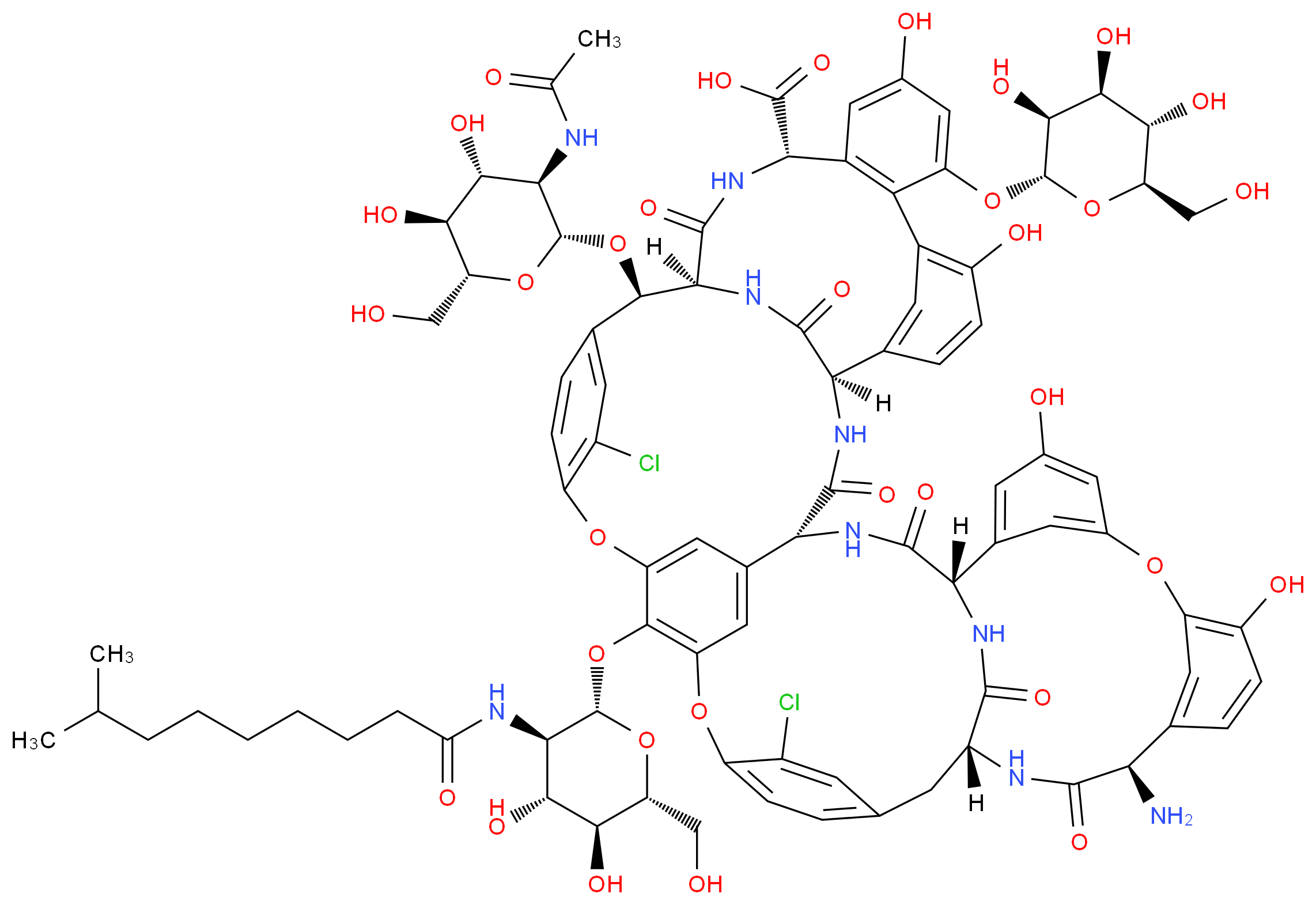 Teicoplanin_分子结构_CAS_91032-26-7)