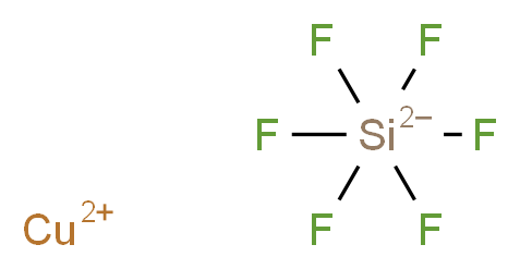 CUPRIC FLUOROSILICATE_分子结构_CAS_12062-24-7)