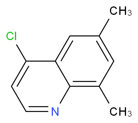 4-chloro-6,8-dimethylquinoline_分子结构_CAS_196803-72-2)