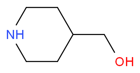 4-(Hydroxymethyl)piperidine 97%_分子结构_CAS_6457-49-4)