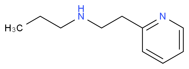 propyl[2-(pyridin-2-yl)ethyl]amine_分子结构_CAS_55496-57-6
