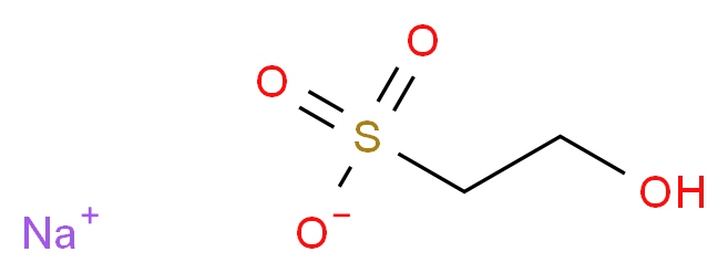 sodium 2-hydroxyethane-1-sulfonate_分子结构_CAS_1562-00-1