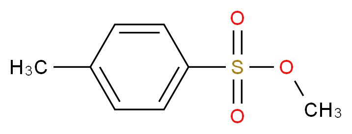 methyl 4-methylbenzene-1-sulfonate_分子结构_CAS_28804-47-9