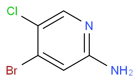 4-bromo-5-chloropyridin-2-amine_分子结构_CAS_1187449-01-9