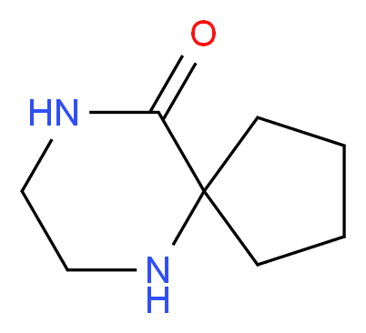 6,9-diazaspiro[4.5]decan-10-one_分子结构_CAS_1664-33-1