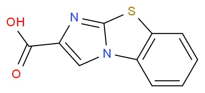 Imidazo[2,1-b]benzothiazole-2-carboxylic acid hydrate_分子结构_CAS_)