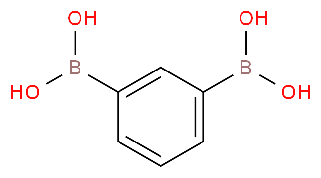 1,3-苯二硼酸_分子结构_CAS_4612-28-6)