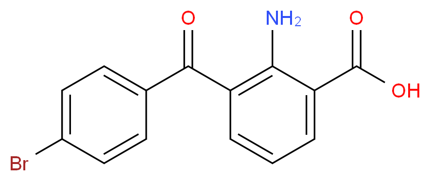 2-amino-3-(4-bromobenzoyl)benzoic acid_分子结构_CAS_241496-82-2