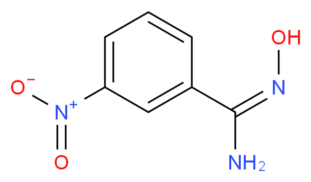3-硝基苄胺肟_分子结构_CAS_5023-94-9)
