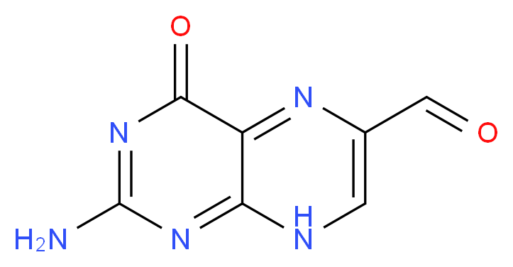2-Amino-6-formylpteridin-4-one_分子结构_CAS_712-30-1)