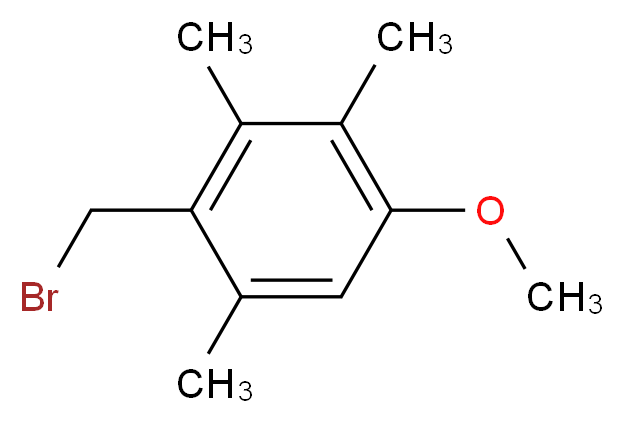 4-Methoxy-2,3,6-trimethylbenzyl Bromide_分子结构_CAS_69877-88-9)