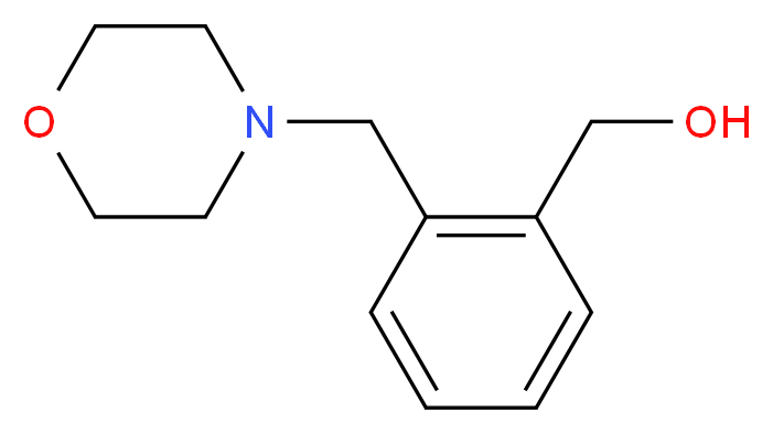 [2-(morpholin-4-ylmethyl)phenyl]methanol_分子结构_CAS_91271-63-5)