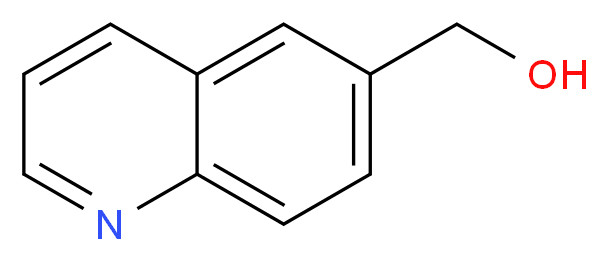 6-Quinolinemethanol_分子结构_CAS_100516-88-9)