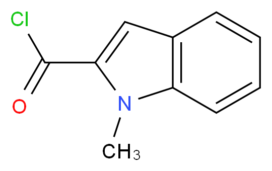 1-methyl-1H-indole-2-carbonyl chloride_分子结构_CAS_118618-61-4