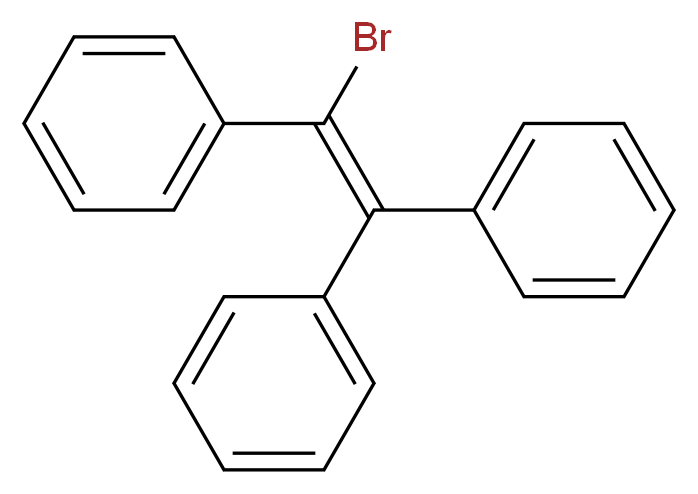 三苯基溴基乙烯_分子结构_CAS_1607-57-4)