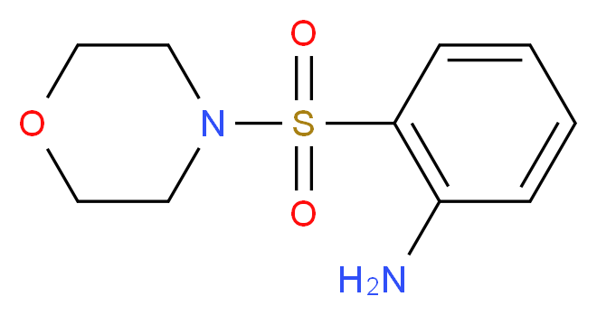 2-(morpholin-4-ylsulfonyl)aniline_分子结构_CAS_208643-03-2)