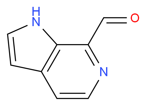 1H-Pyrrolo[2,3-c]pyridine-7-carbaldehyde_分子结构_CAS_1260385-31-6)