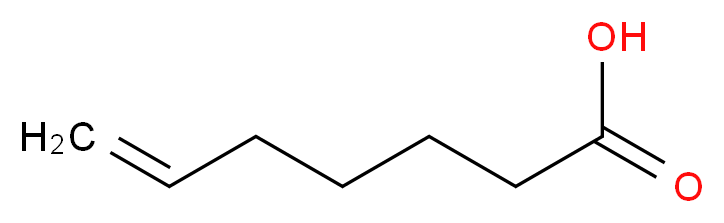 hept-6-enoic acid_分子结构_CAS_1119-60-4