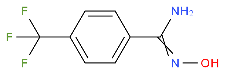 N'-hydroxy-4-(trifluoromethyl)benzenecarboximidamide_分子结构_CAS_22179-86-8)