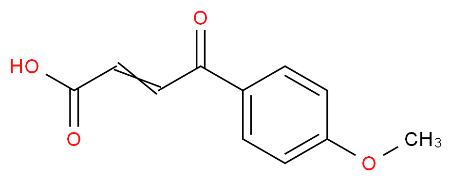 4-(4-methoxyphenyl)-4-oxobut-2-enoic acid_分子结构_CAS_5711-41-1