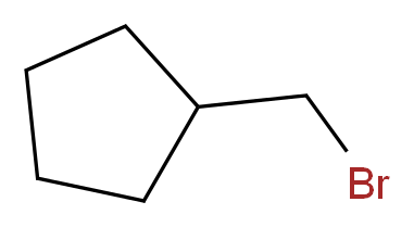 (bromomethyl)cyclopentane_分子结构_CAS_3814-30-0