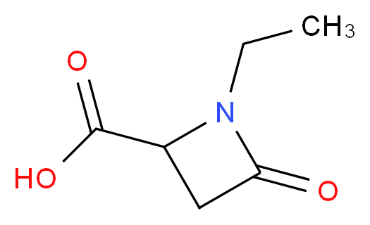 1-Ethyl-4-oxo-2-azetidinecarboxylic acid_分子结构_CAS_)