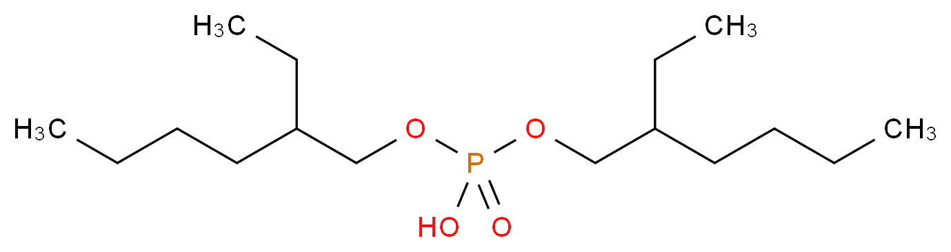 磷酸二(2-乙基己基)酯_分子结构_CAS_298-07-7)