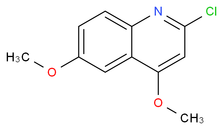 2-CHLORO-4,6-DIMETHOXYQUINOLINE_分子结构_CAS_952435-01-7)