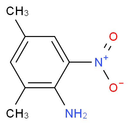 2,4-Dimethyl-6-nitroaniline_分子结构_CAS_1635-84-3)