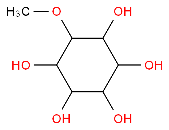 6-methoxycyclohexane-1,2,3,4,5-pentol_分子结构_CAS_642-38-6