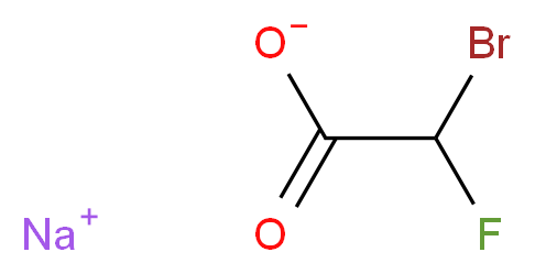 Sodium bromofluoroacetate 98%_分子结构_CAS_)