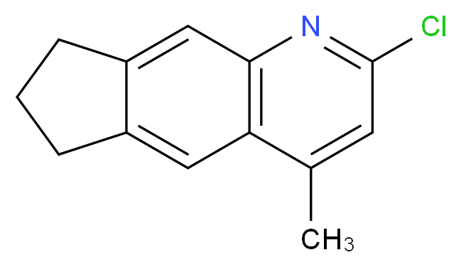 2-Chloro-4-methyl-7,8-dihydro-6H-cyclopenta[g]quinoline_分子结构_CAS_361982-79-8)